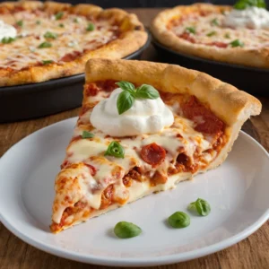 Cheesy Cloud pie - pizza la pasta